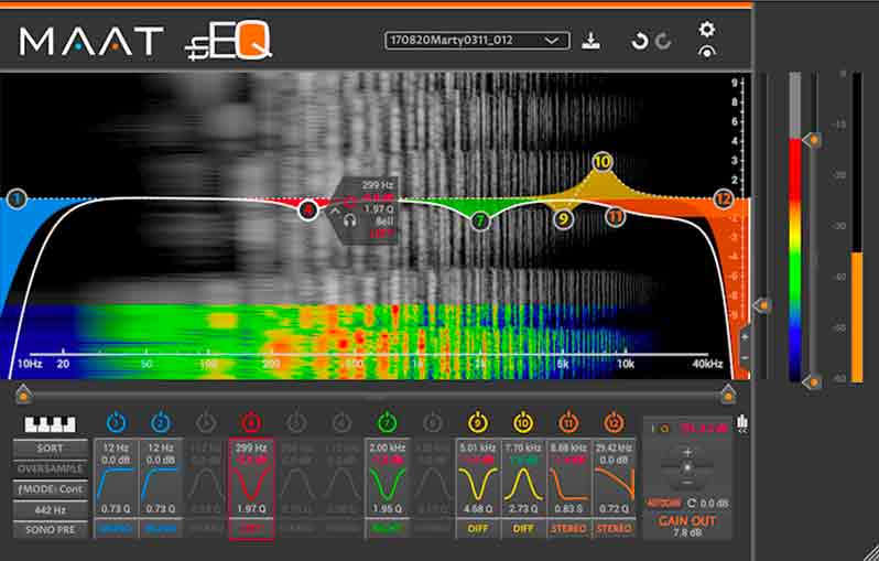 MAAT thEQorange is a linear phase EQ VST (Virtual Studio Technology) plugin for Windows. thEQorange runs as a VST, VST3, and an AAX plugin. thEQorange VST plugin can be used with all major digital audio workstations (DAW) including Ableton Live, Logic Pro, Cubase, Pro Tools, and others.