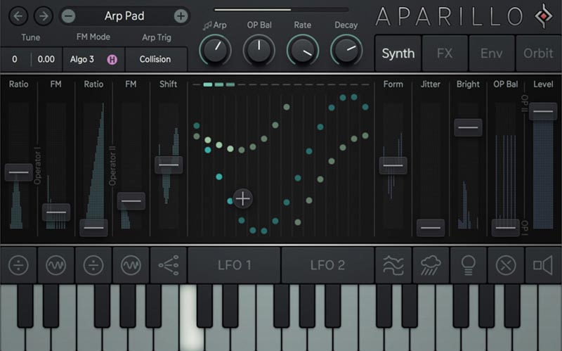 Sugar Bytes Aparillo is a textural synthesizer VST plugin for macOS 10.9 or higher and Windows 7 or higher. Sugar Bytes Aparillo crack runs as an AU, AAX, VST2, and a VST plugin format.