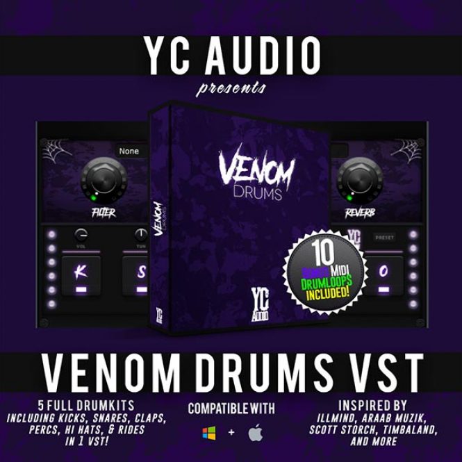 YC Audio Venom Drums VST (Mac)