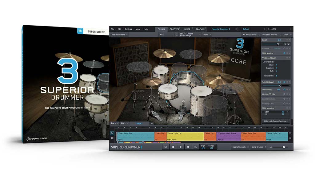 Publisher: Toontrack Product: Superior Drummer 3 Version: 3.1.7 Bit Depth: 64-bit System Requirements: Windows 7 or newer