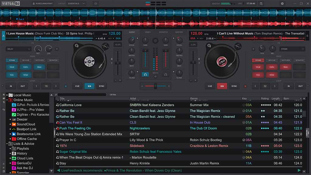 Publisher: Atomix Product: VirtualDJ Pro 2021 Infinity Version: 2.1.1 - V.R System requirements: Windows 7 Professional (or newer) Free Download (564 MB)