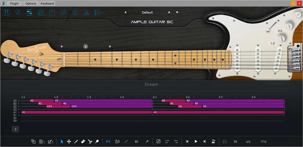 Publisher: Ample Sound Product: Ample Guitar Stratocaster Version: 3.1.0 Formats: VST2, VST3, AU, AAX System Requirements: Windows 7/8/10, 64-bit only (32-bit not supported), macOS 10.9 or higher