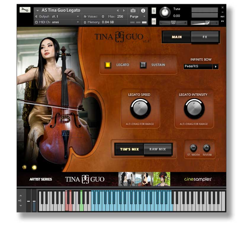 Publisher: Cinesamples Product: Tina Guo Acoustic Cello Legato Version: 1.4 Requirements: Kontakt v5.8.1 or higher Free Download (6,04 GB)