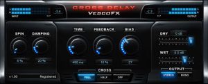 Publisher: VescoFX Product: Cross Delay Version: 1.0-R2R