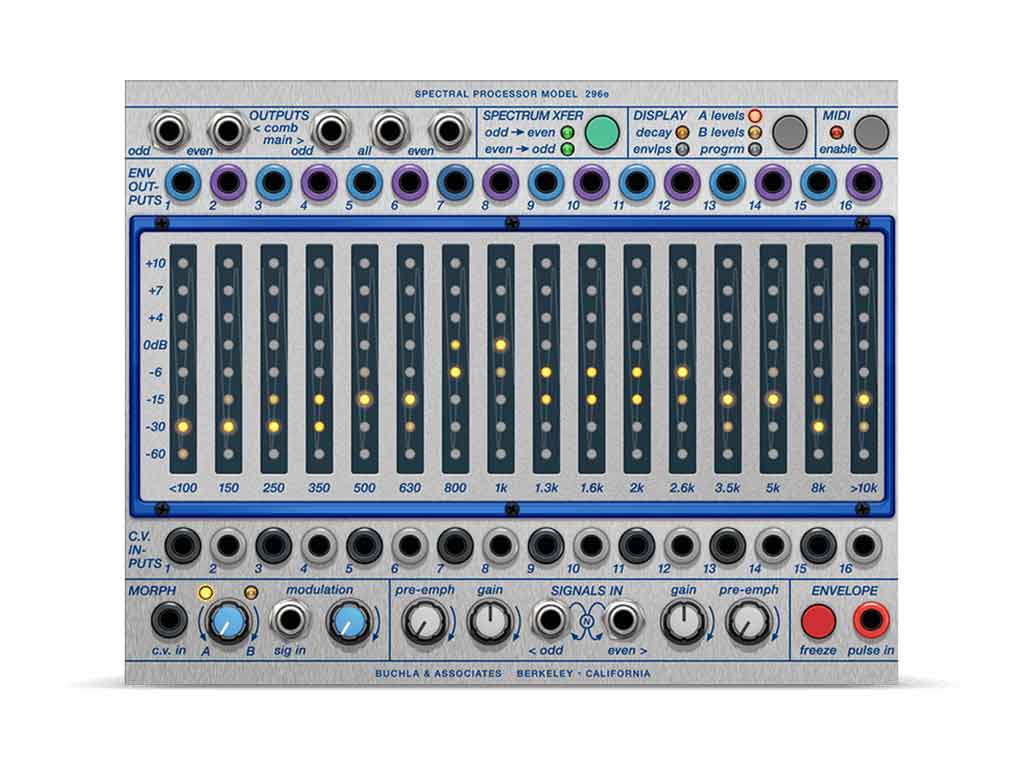Publisher: Softube Product: Buchla 296e Spectral Processor Version: 2.5.9-R2R Formats: VST, VST3, AAX Requirements: Windows 64-bit, versions 7, 8 or 10