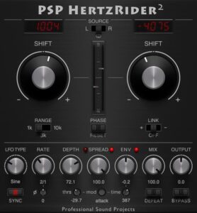 Publisher: PSPaudioware Product: PSP HertzRider 2 Version: 2.0.0-R2R Formats: VST2, VST3, AAX Requirements: Windows x32 or x64 (7, 8 or 10)