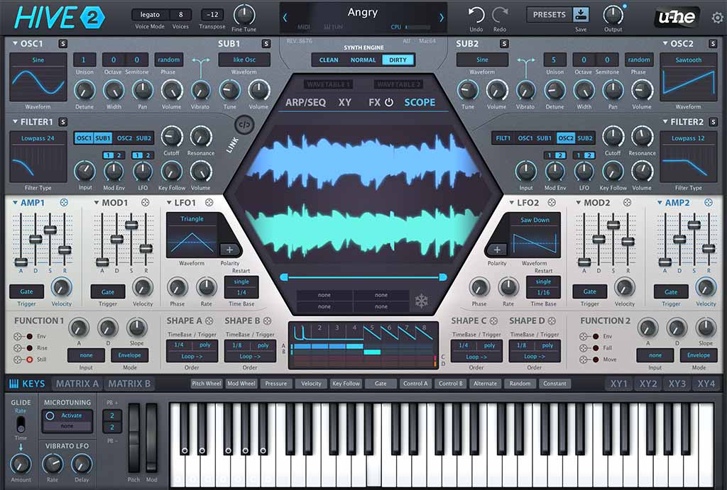 Publisher: u-he Product: Hive 2 Version: 2.1.0 CE-V.R Formats: VST2, VST3, AAX Requirements: Windows 7 or newer (32/64-bit)