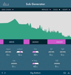Publisher: Denise Audio Product: Sub Generator Version: 1.0.0-FLARE Formats: VST, VST3, AU, AAX Requirements: Windows 7 or newer, Mac OSX 10.7 or newer Catalina included Note: Read the instructions in FLARE.txt to properly authorize!
