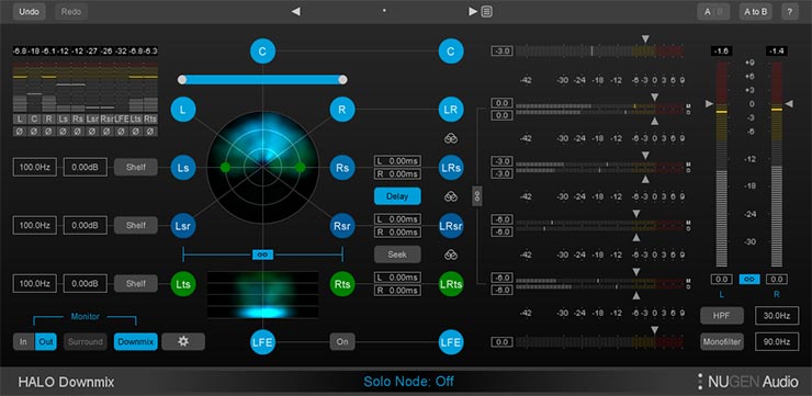 Publisher: NUGEN Audio Product: Halo Downmix Version: 1.3.0.6-R2R Formats: VST3/AAX Requirements: WiN64