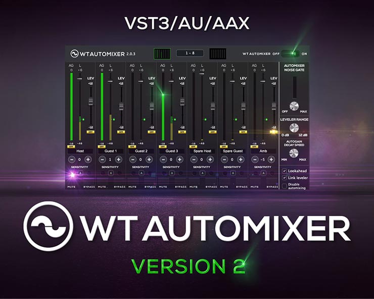 Publisher: Wavemark Product: WTAutomixer Version: 2.0.9-RET Formats: VST3/AAX Requirements: WiN10