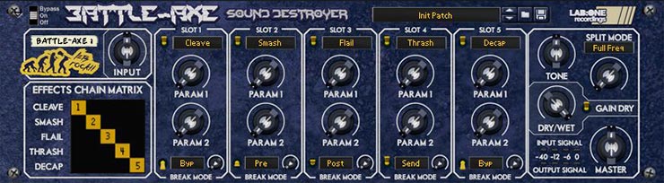 Publisher: Reason Studios & Lab One Recordings Product: Battle-Axe Sound Destroyer Version: 1.0.0-R2R Format: Reason Rack Extension Requirements: You need R2R Reason release and TEAM R2R Reason Rack Extension Cache Builder