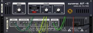 Publisher: Reason Studios & Synapse Audio Product: Synapse AF-4 Analog Filter Version: 1.1.0-R2R Format: Reason Rack Extension Requirements: You need R2R Reason release and TEAM R2R Reason Rack Extension Cache Builder