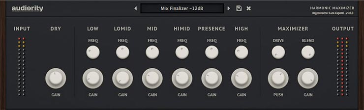 Publisher: Audiority
Product: Harmonic Maximizer
Version: 1.2.0Regged-RET
Format: VST2, VST3, AAX and AU
Requirements: Windows 7 64bit or later, OSX 10.8 or later
