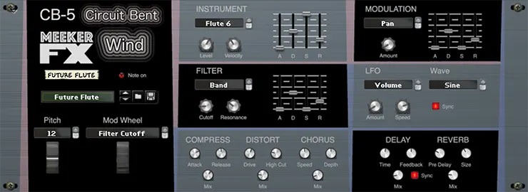 Publisher: Reason Studios & Meeker FX
Product: CB-5 Circuit-Bent Wind Synthesizer
Version: 1.0.0-DECiBEL
Format: Reason Rack Extension
Requirements: You need R2R Reason release and TEAM R2R Reason Rack Extension Cache Builder