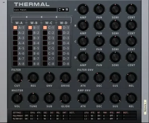 Publisher: Reason Studios & Skrock Product: Thermal Version: 1.0.2-DECiBEL Format: Reason Rack Extension Requirements: You need R2R Reason release and TEAM R2R Reason Rack Extension Cache Builder