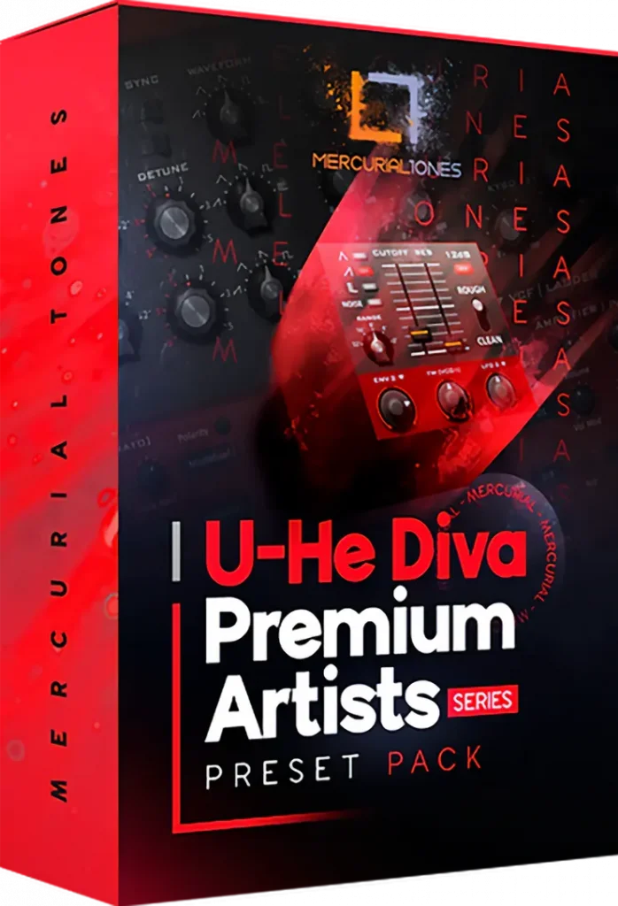 Publisher: Mercurial Tones
Product: Premium Artist Diva Preset Pack
Format: Diva Preset
Requirements: U-He Diva version: 1.4 or higher
