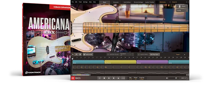 Publisher: Toontrack
Product: Americana EBX
Version: 1.0.0
Requirements: EZbass 1.0.6 or above