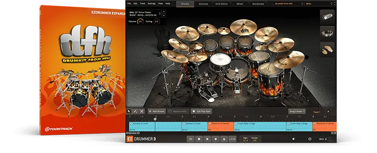 Publisher: Toontrack
Product: Drumkit From Hell EZX
Version: 1.5.4
Requirements: EZdrummer 1.4 or above