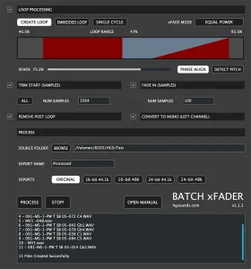 Read more about the article Homegrown Sounds Batch xFader [WiN-OSX]