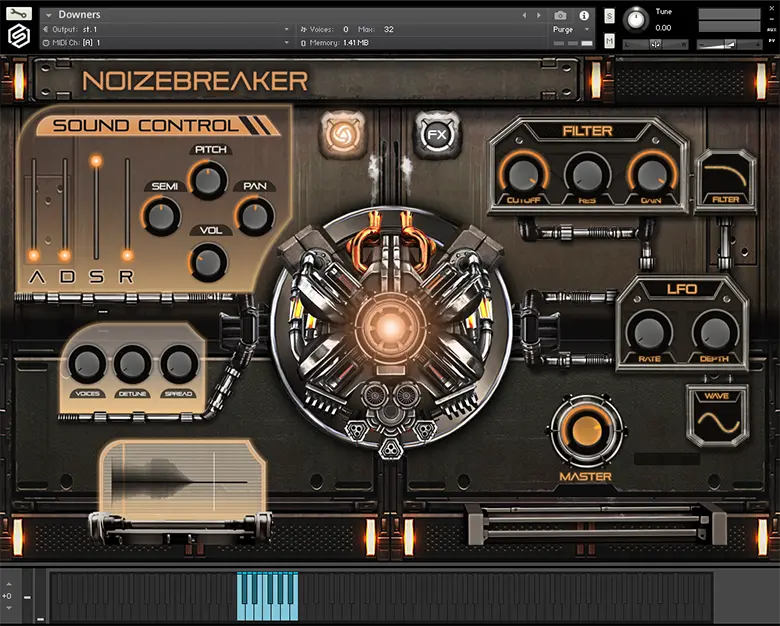 Publisher: Sick Noise Instruments
Product: NoizeBreaker
Requirements: Kontakt version 5.8.1 and newer
