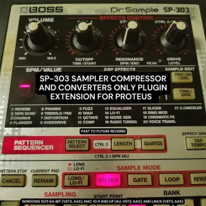 Read more about the article PastToFutureReverbs SP-303 Sampler Compressor Plugin Extension for Proteus! (Bonus Converters Only Capture)