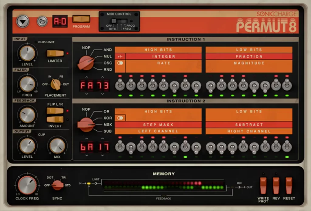 Sonic Charge Permut8 signal processing VST