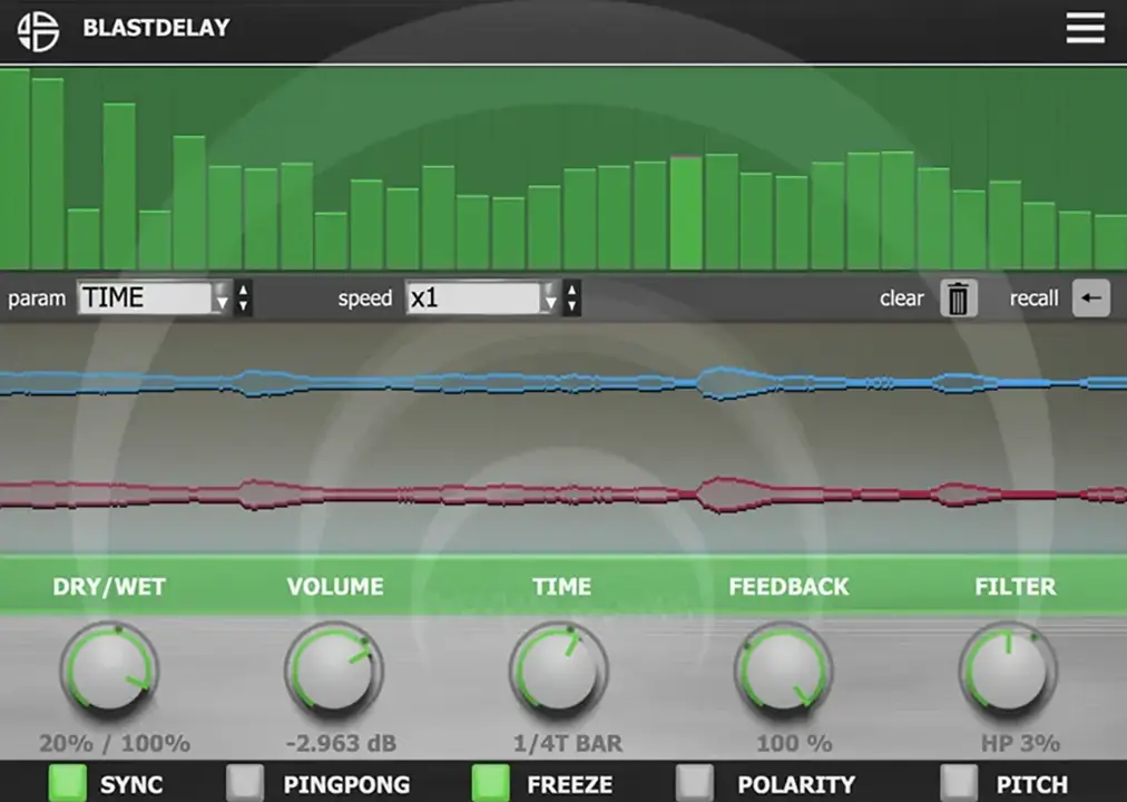 Delay VST with an individual step sequencer
