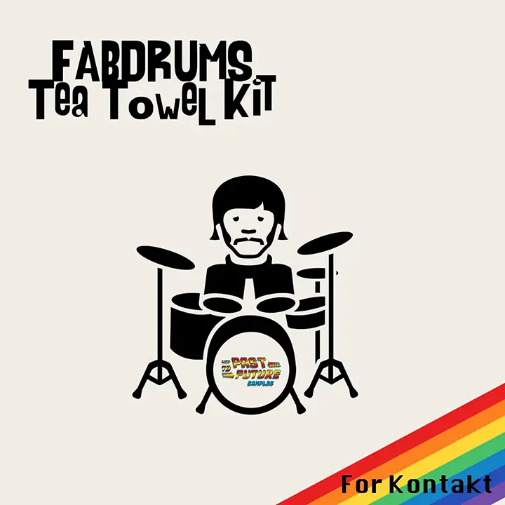 PastToFutureSamples Fab Drums Tea Towel Kit