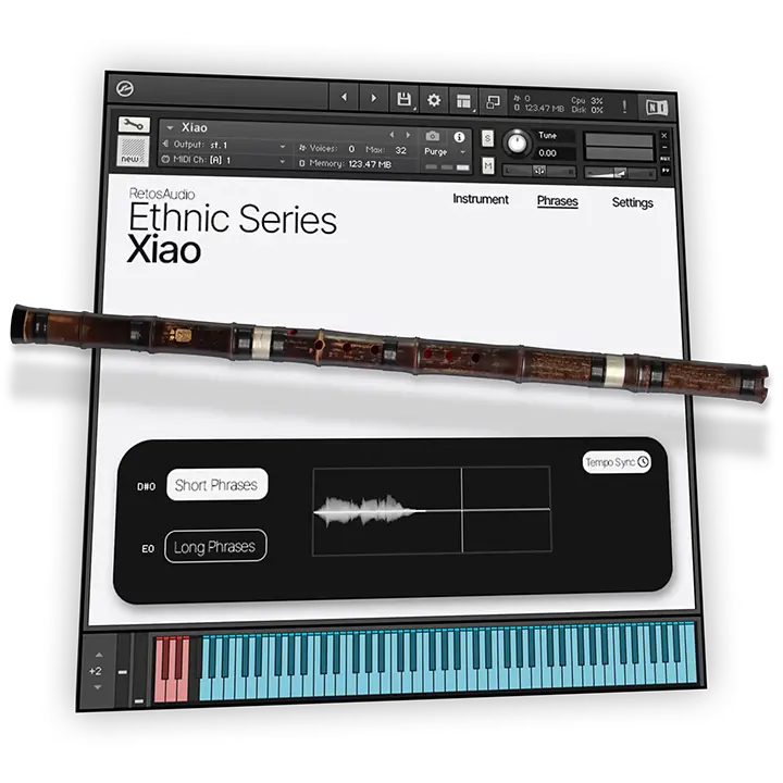 Ethnic Xiao (flute) Kontakt library